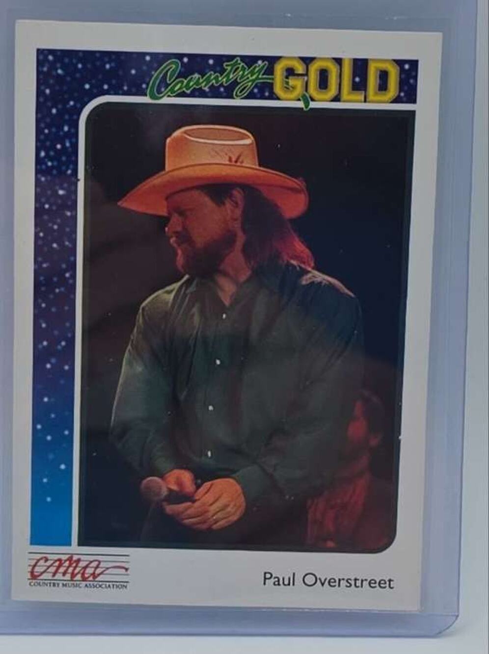 1992 Sterling Country Gold #62 Paul Overstreet Card